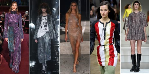 Sparkles on the London Fashion Week catwalk