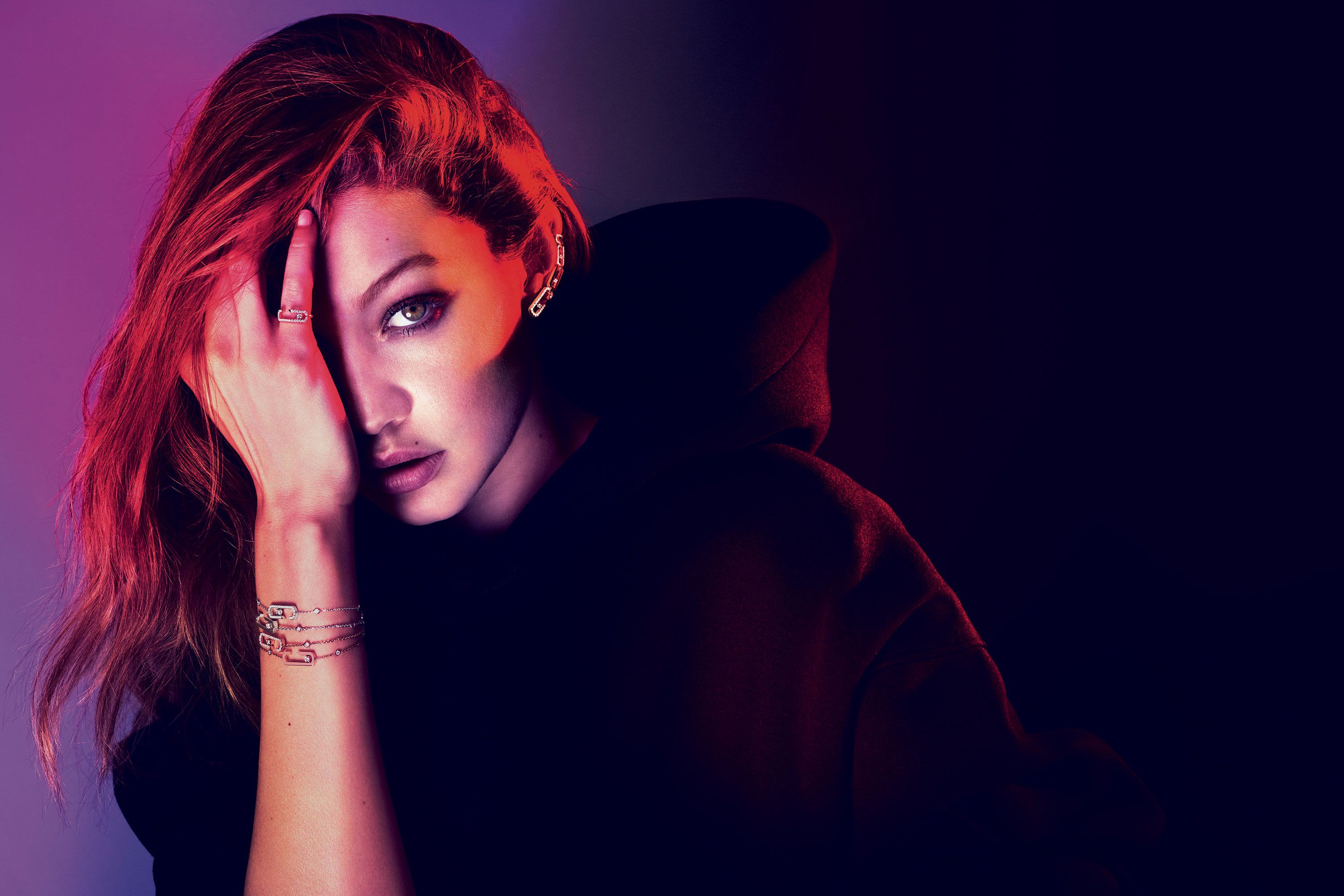 Gigi Hadid For Messika Jewellery Collection Pictures And