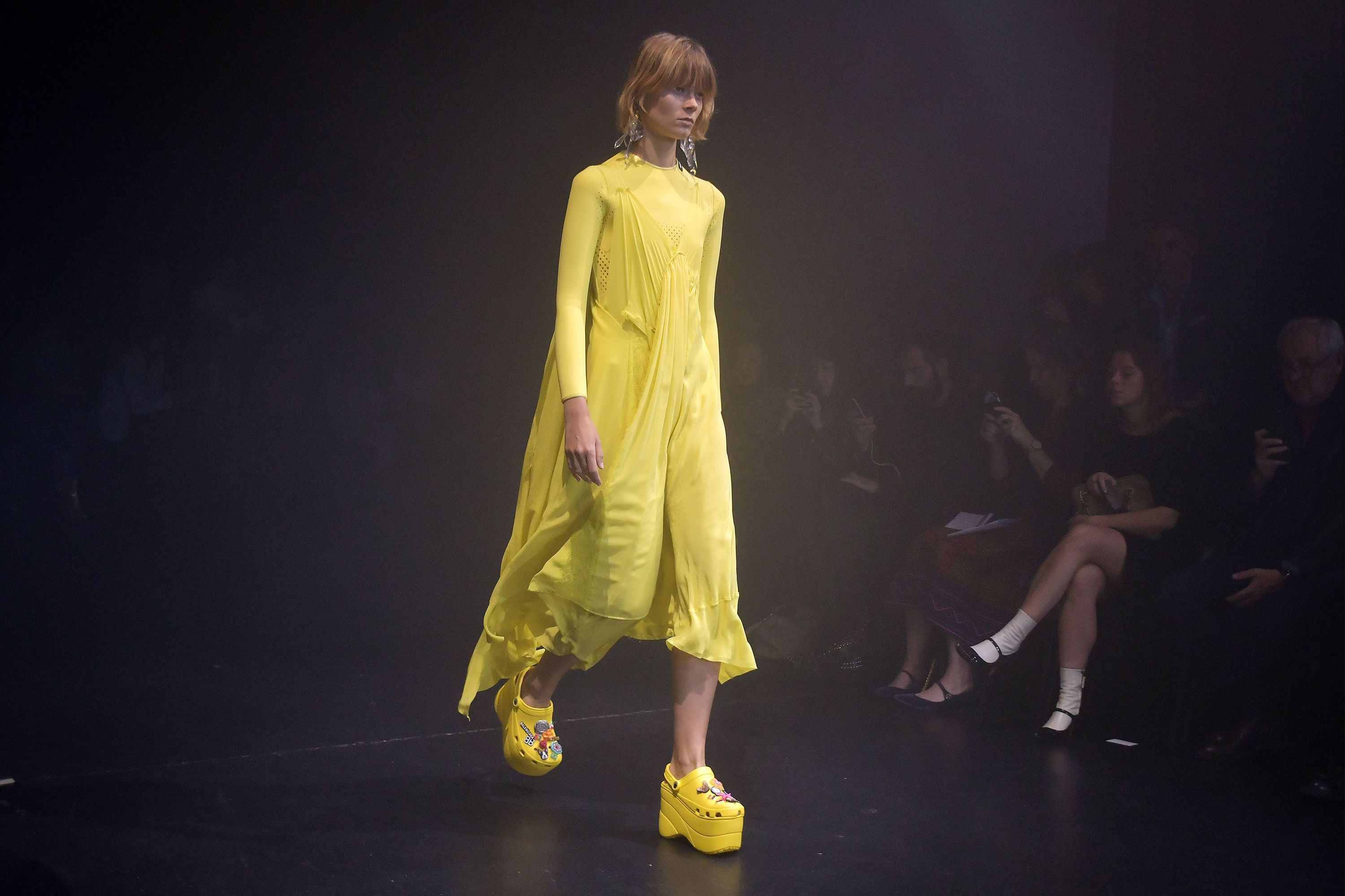 Balenciaga 2024 yellow crocs