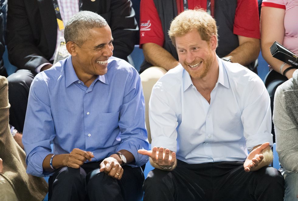 Barack Obama, Prince Harry at the 2017 Invictus Games