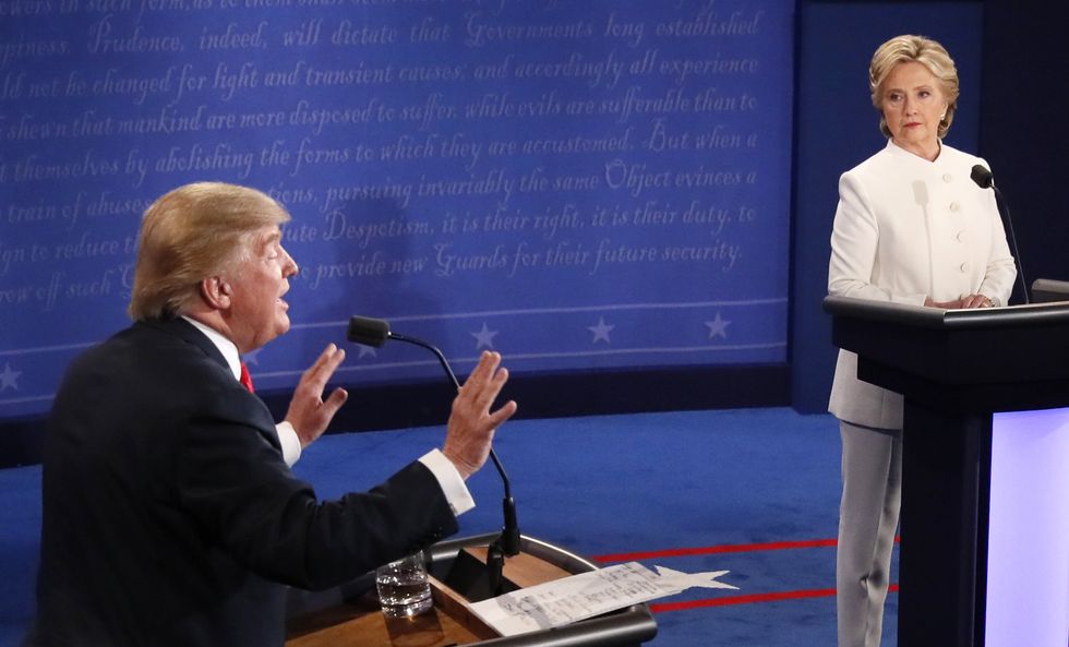 Donald Trump and Hillary Clinton Presidential Debate