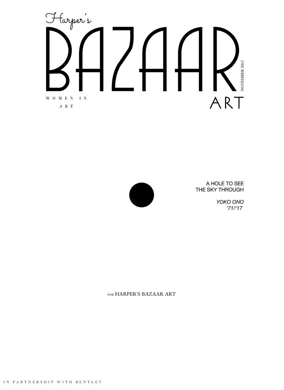 Bazaar Art supplement - Yoko Ono
