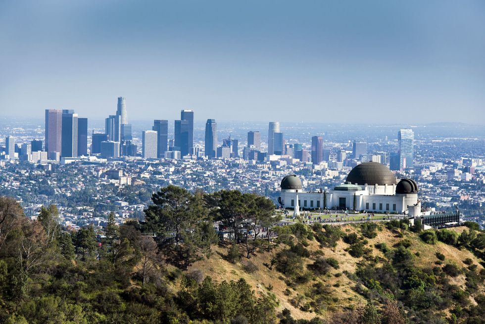 The Griffith Observatory in LA