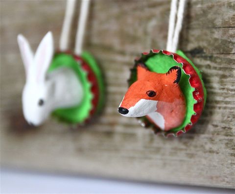 Green, Ornament, Snout, Christmas ornament, Fawn, Canidae, Holiday ornament, 