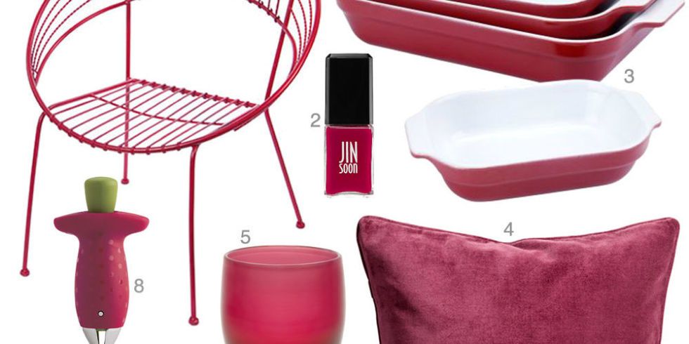 Raspberry Red Home Decor