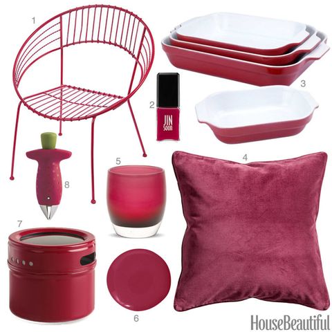 Raspberry Red Home Decor