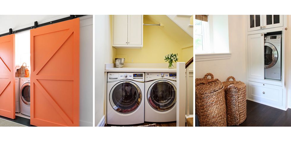 Laundry Rooms, Cabinets To Conceal Washer And Dryer