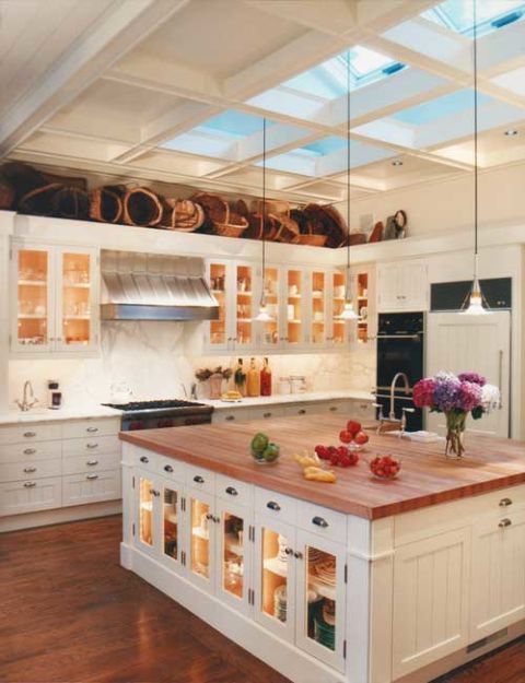 11 Clever Ways To Organize Your Stuff  Above kitchen cabinets, Kitchen  cabinet design, Upper kitchen cabinets