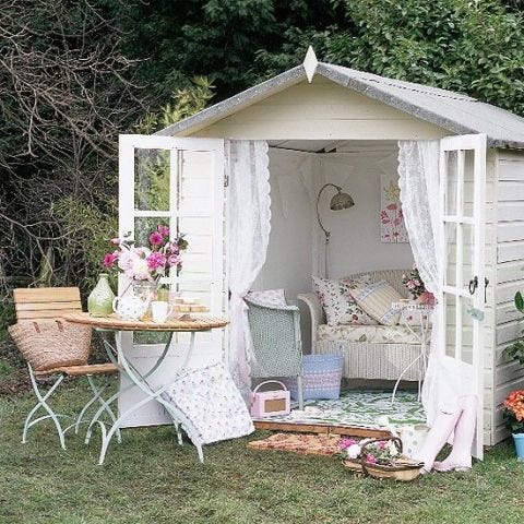 She Sheds Trend Garden Shed Decorating Ideas Image