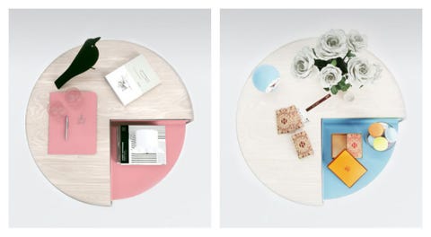 This Coffee Table Cleverly Hides Your Messes