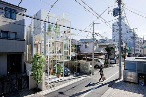 Home With Glass Walls Transparent Japanese Home