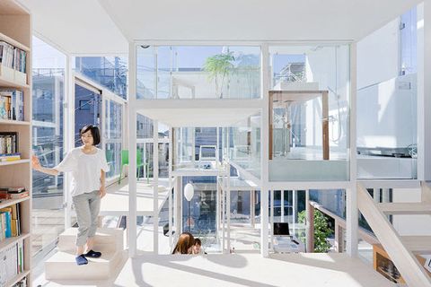 Home With Glass Walls Transparent Japanese Home