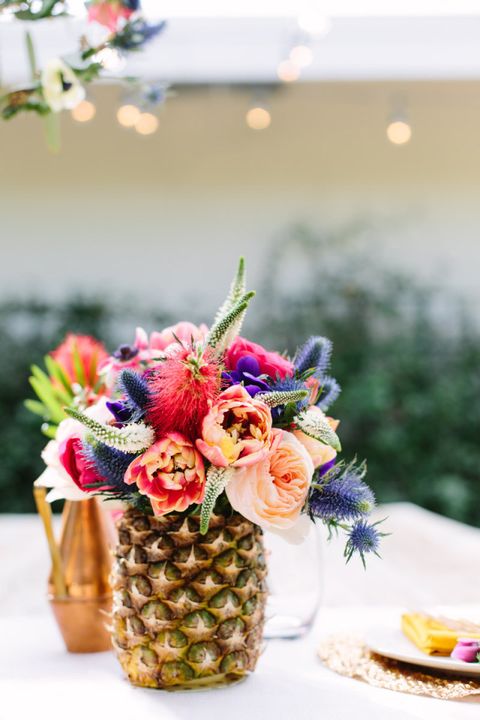Summer Party Ideas Pineapple Vase