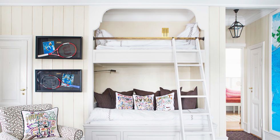 bunk bed with daybed underneath