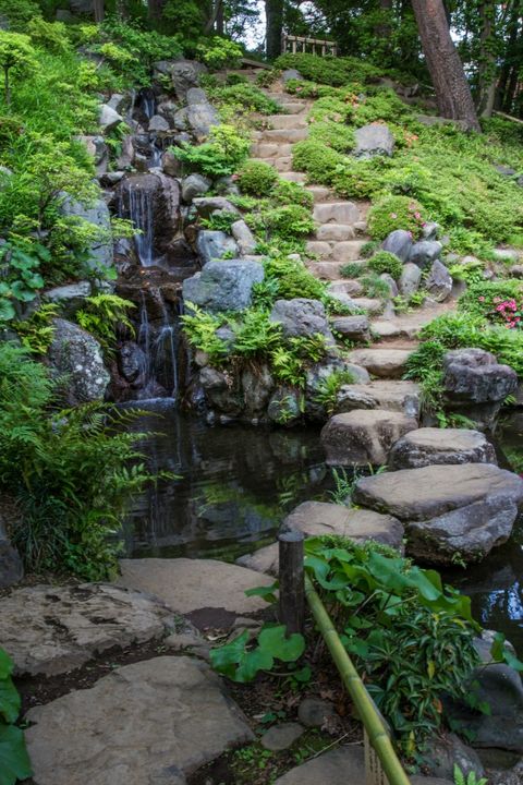 Tonogayato Garden Waterfall