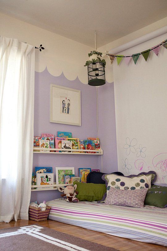 purple kids room