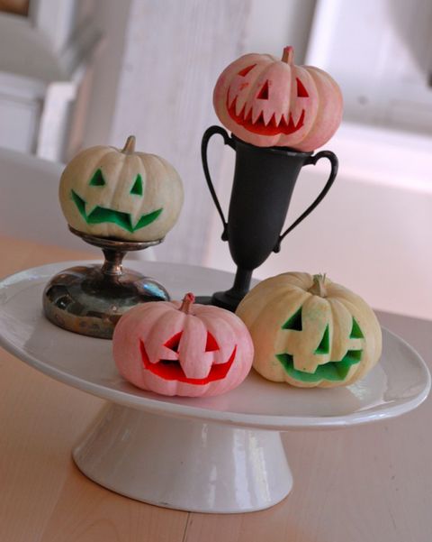 Colored Mini Pumpkins