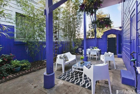 Purple House Porch Horizontal
