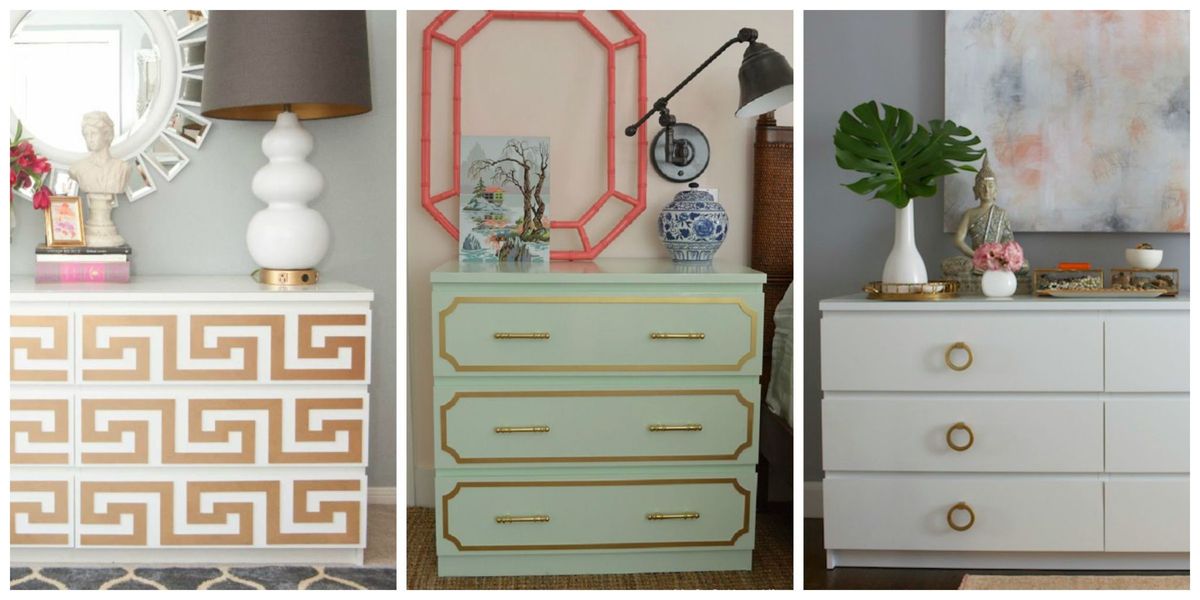 Ikea Malm Dresser Diy Ideas S For, Diy White Dresser With Wood Top