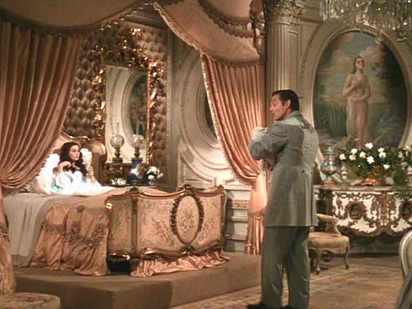 Iconic Bedrooms From Films The Most Famous Movie Bedrooms   1442007725 Gone With The Wind Atlanta House Scarletts Bedroom 