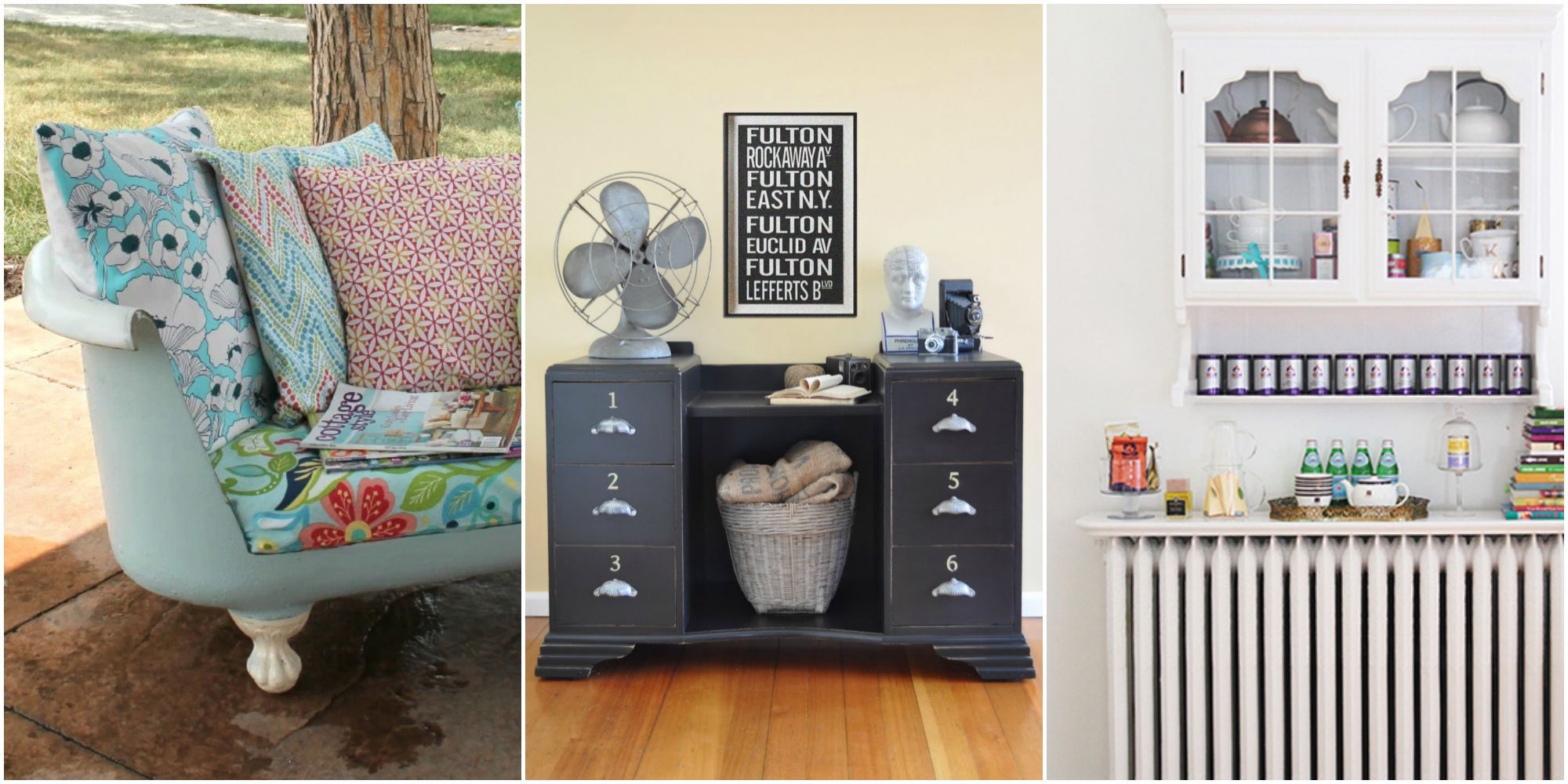 15 Repurposed Furniture Transformations Furniture Makeovers