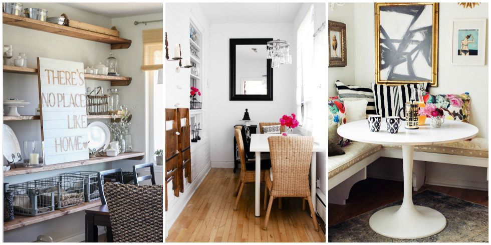 Dining Room Small Space : 20 Small Dining Rooms That Make The Most Out Of Limited Space : Tips for creating a dining room in cramped conditions.