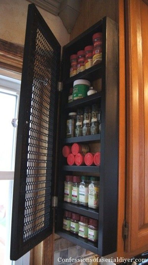 Side Of Cabinet Storage Ideas New Storage Uses For The Side Of Your Cabinet