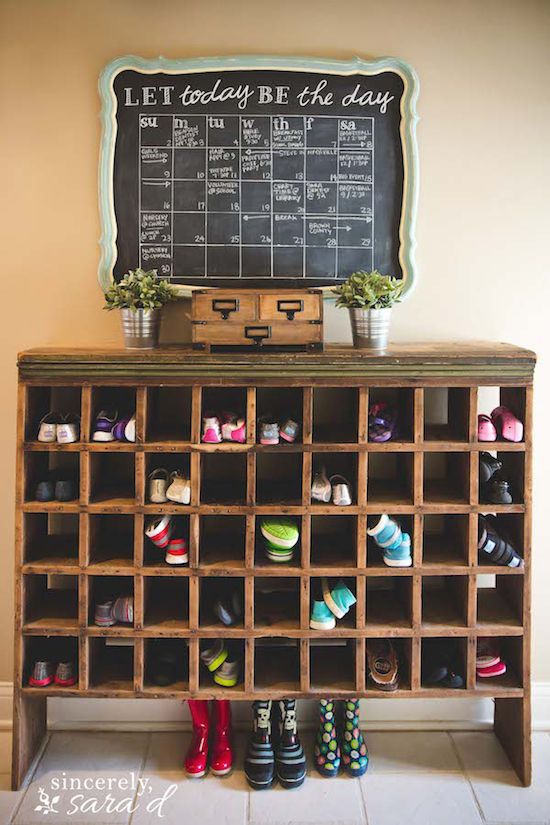 front door shoe storage