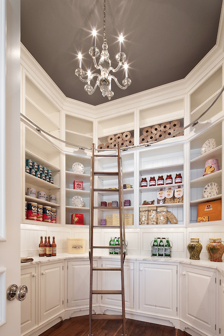 Walk-In Kitchen Pantry, Pull-Out Shelves