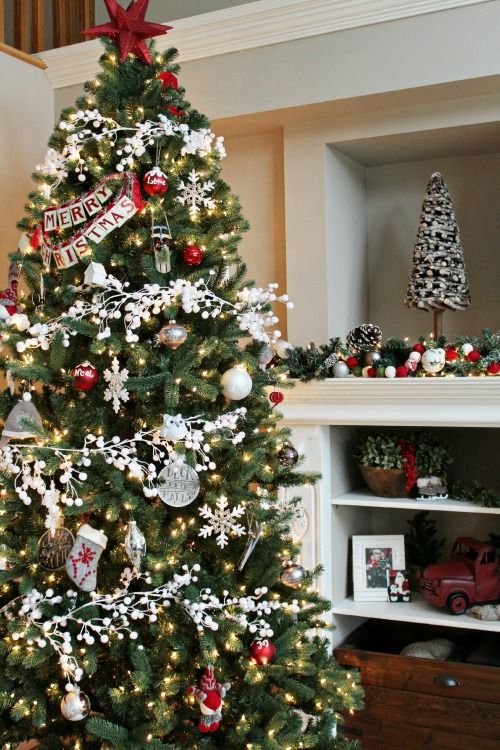 Gorgeous Decorated Christmas Trees] 25 