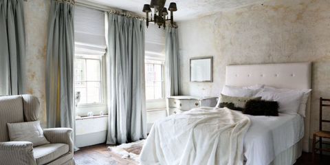 Interior design, Room, Floor, Property, Textile, Wall, Ceiling, Furniture, Linens, Bed, 