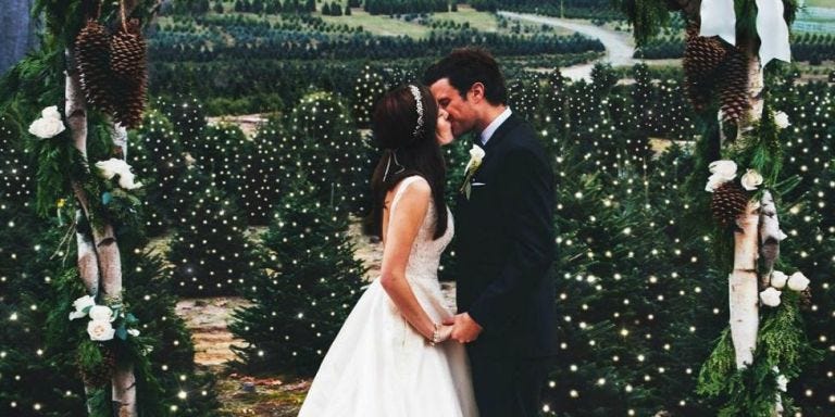 Christmas Tree Farm Wedding Unique Wedding Locations