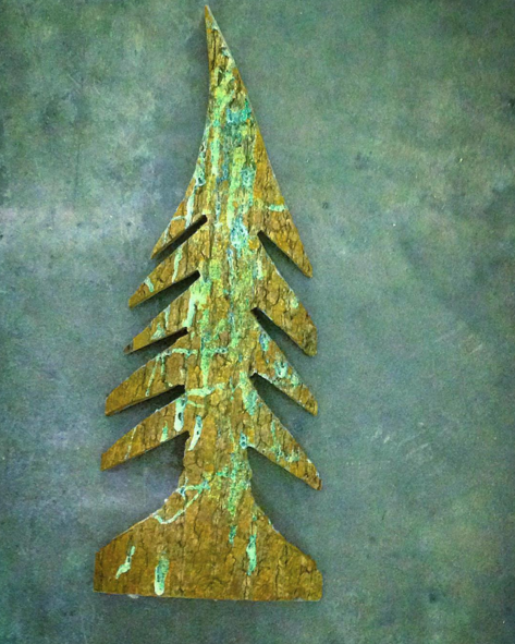 Teal, Christmas decoration, Aqua, Turquoise, Triangle, Natural material, Ornament, Christmas tree, Cone, 