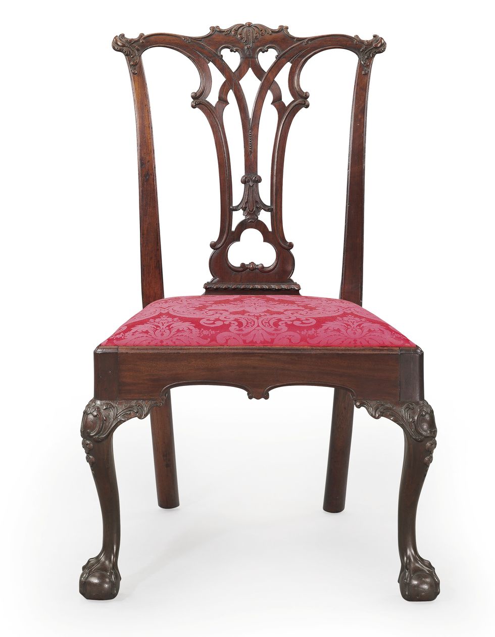 Brown, Wood, Furniture, Chair, Maroon, Hardwood, Antique, Velvet, Liver, Collectable, 