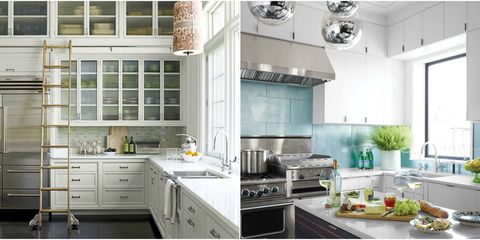 Green, Room, White, Kitchen, Interior design, Countertop, Drawer, Floor, Major appliance, Cabinetry, 