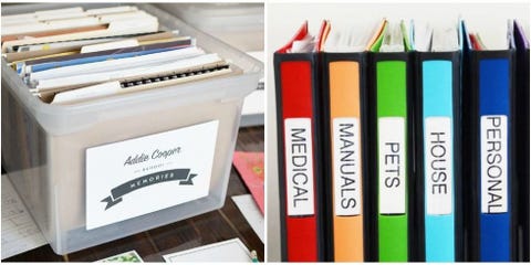 How To Organize Your Papers Home Paperwork Organization Ideas Image