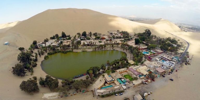 Huacachina City Oasis in Peru - Oasis Getaway in Peruvian Desert