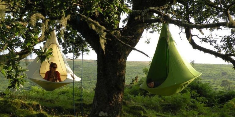 Hanging Cacoon Tent Tent Design That Hangs From a Tree