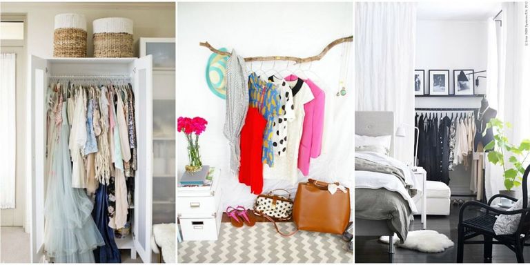 Storage Ideas for a Bedroom Without a Closet - Genius Clothing ...