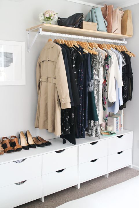 Room, Textile, Furniture, Drawer, Clothes hanger, Cabinetry, Fashion, Shelving, Grey, Chest of drawers, 