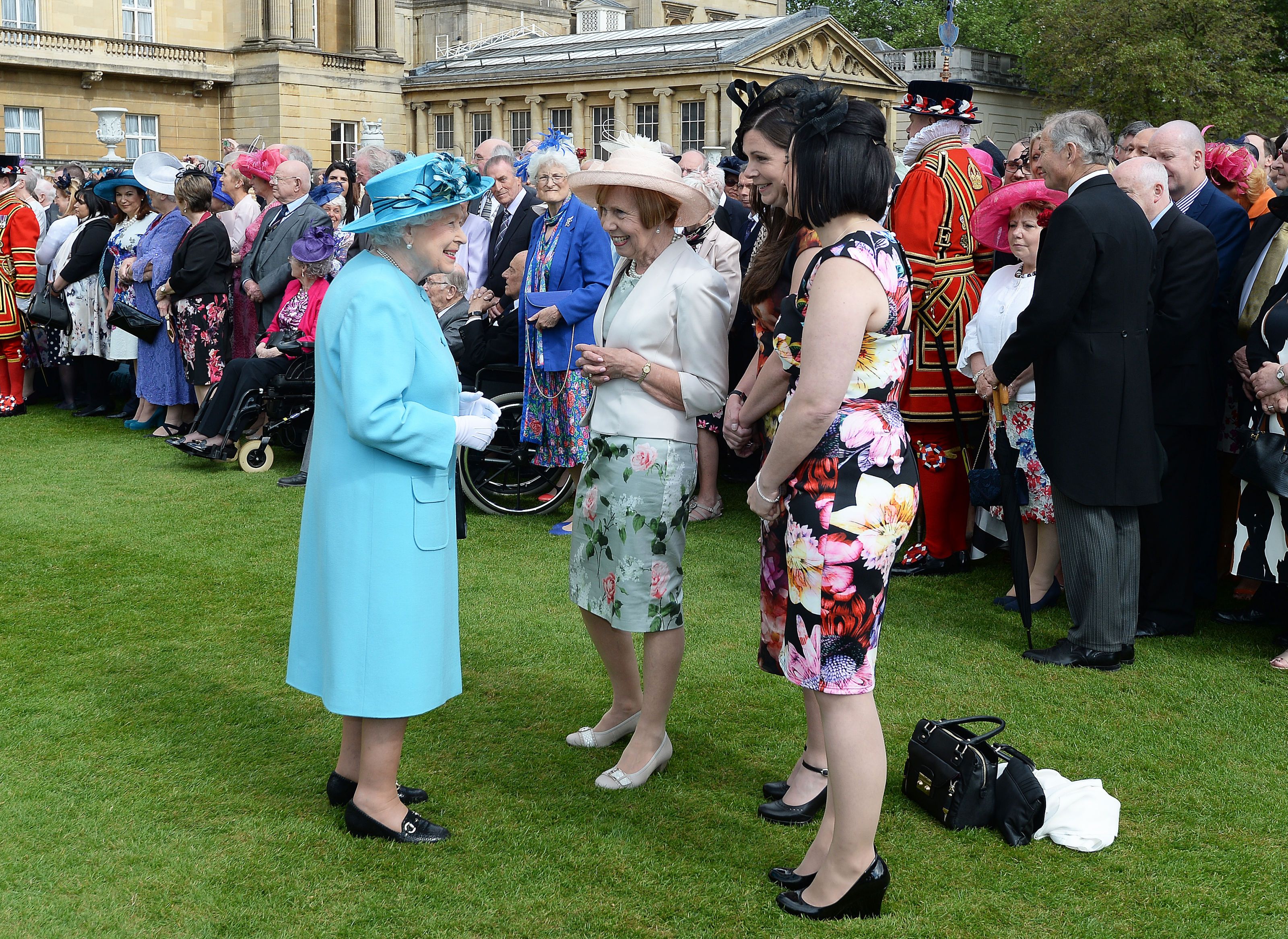 Buckingham Palace Garden Party - Kate Middleton And Prince William