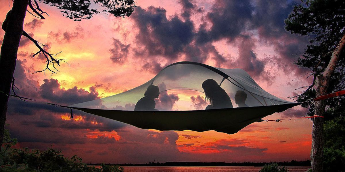 This Tent (Literally) Takes Camping to New Heights