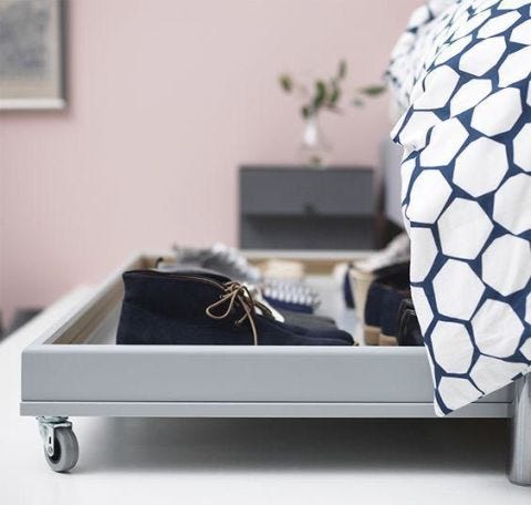 Under Bed Organization Ideas How To Organized Your Under Bed Organization Ideas How To, Under Bed Storage Wheels Ikea
