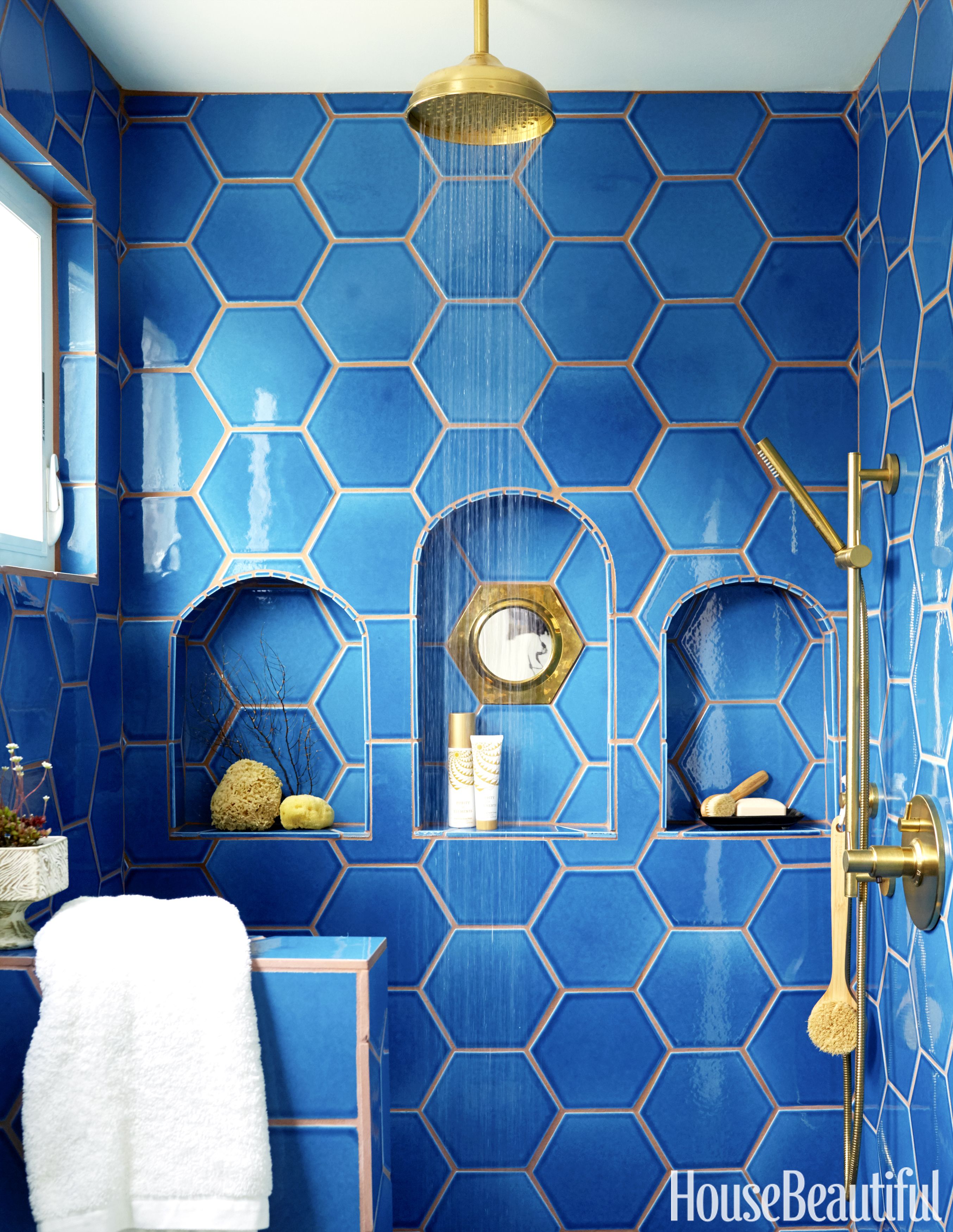 48 Bathroom Tile Ideas Bath, Blue Tile Bathroom