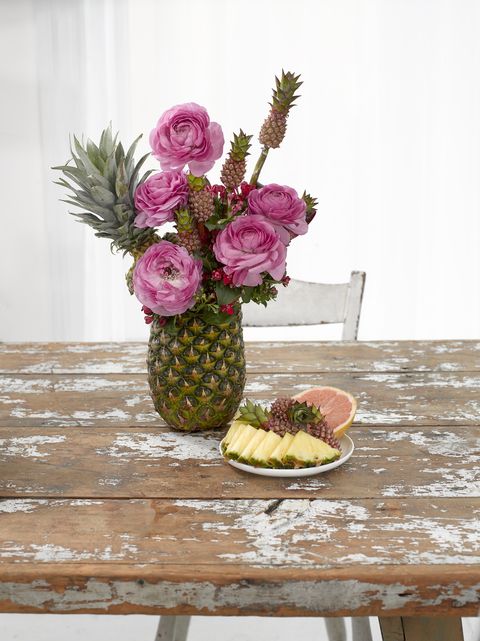 dwarf pineapple flower arrangement