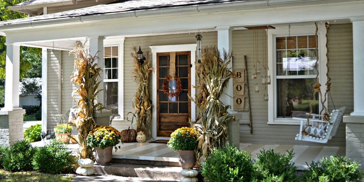 19 Fall Porch Decor Ideas - Best Autumn Front Porch Decorations