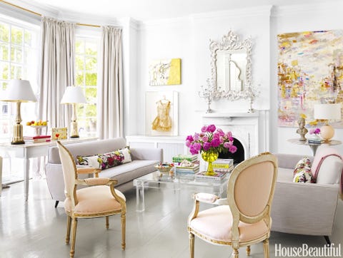 Pink Home Decor Decorating Ideas Image Annie Schlechter Living Room