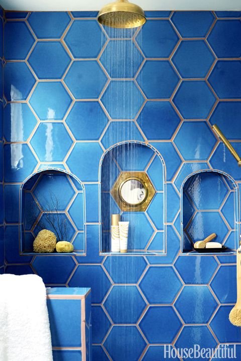 Blue, Majorelle blue, Pattern, Wall, Room, Design, Interior design, Wallpaper, Tile, Symmetry, 
