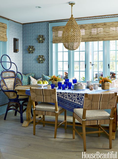 colleen bashaw beach house blue dining room