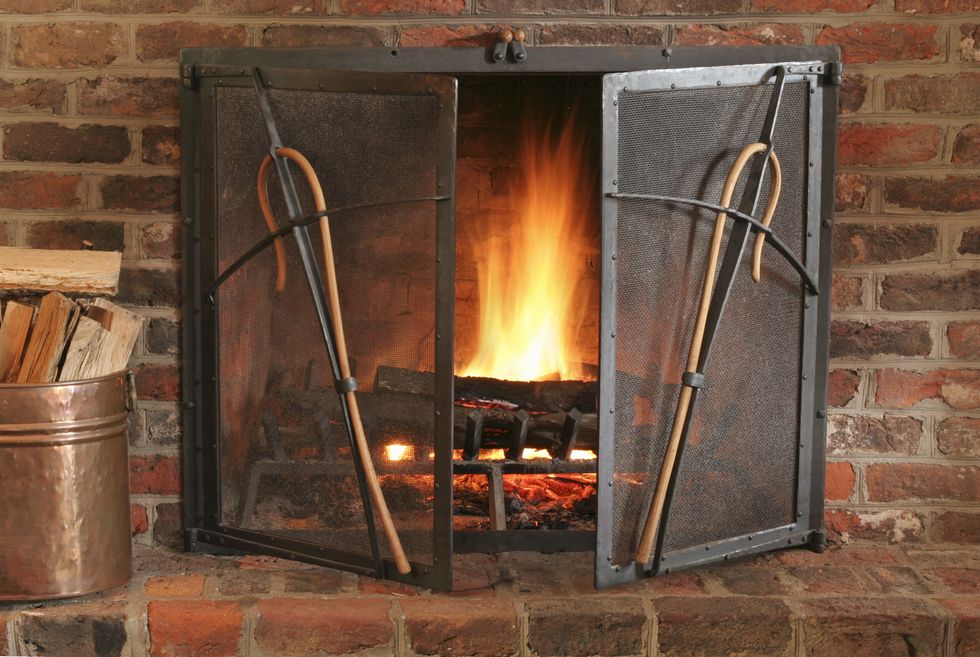 fireplace hygge
